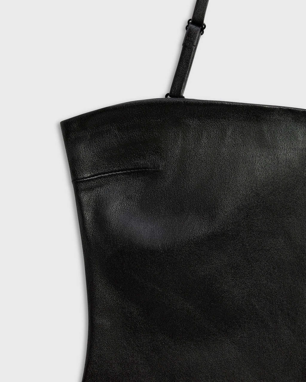 She's It Tube Top | Black Leather