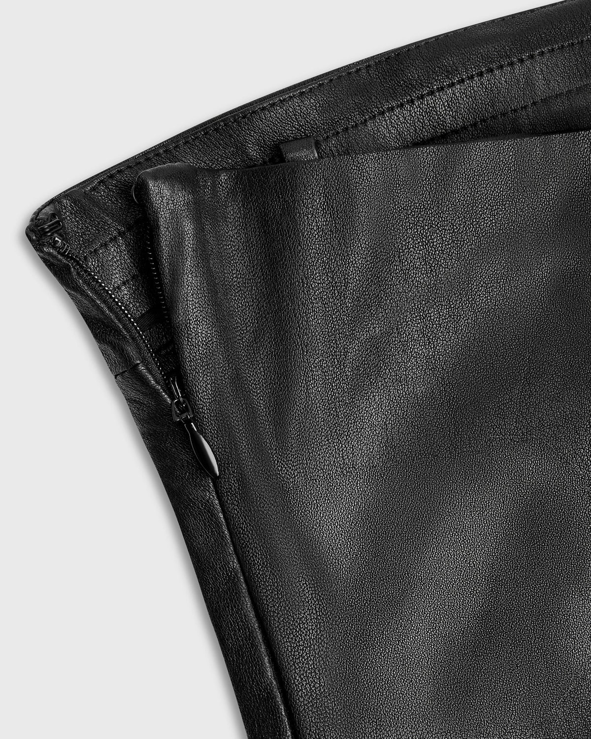 She's It Tube Top | Black Leather