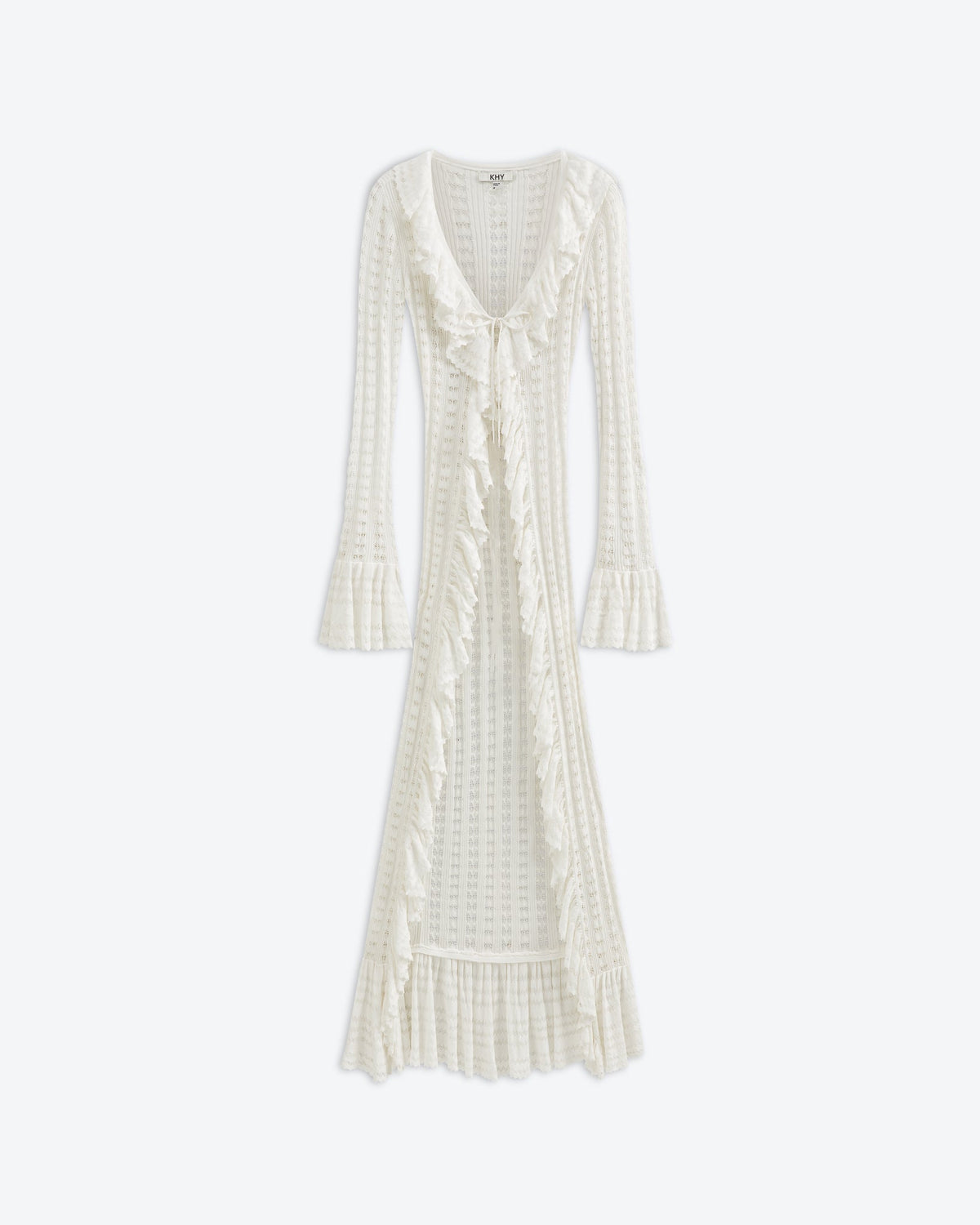 Late Summer Crochet Duster | Tidal White