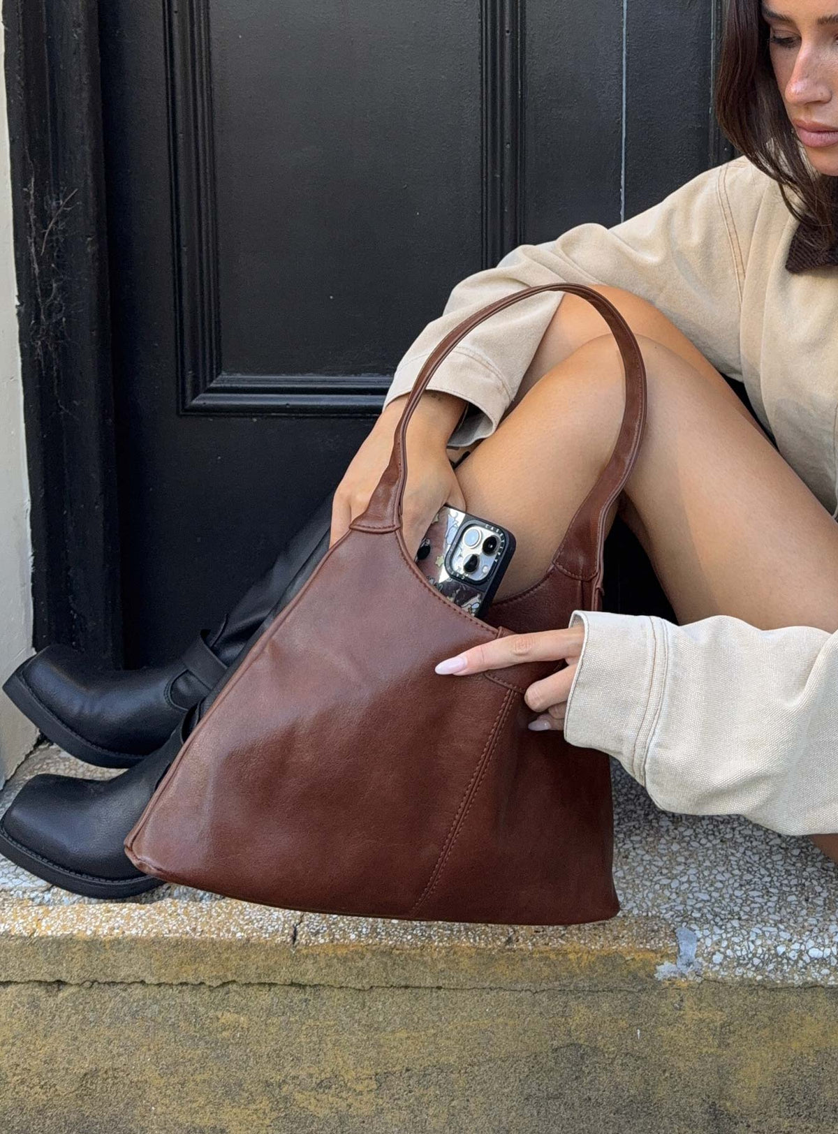 Patty Shoulder Bag Brown