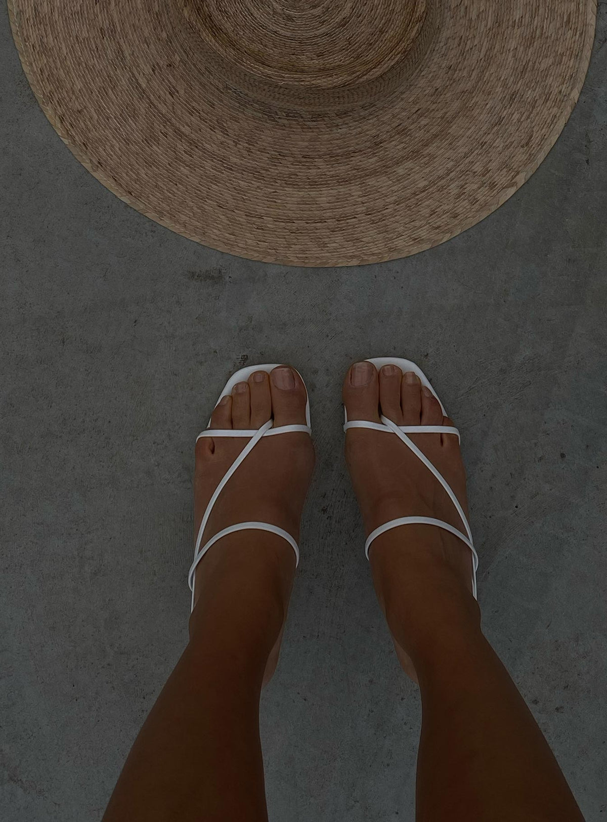 The Becka Heels White
