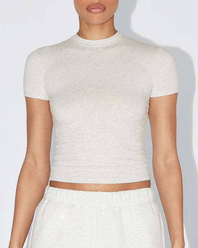 Classic Baby Tee | Light Heather Grey