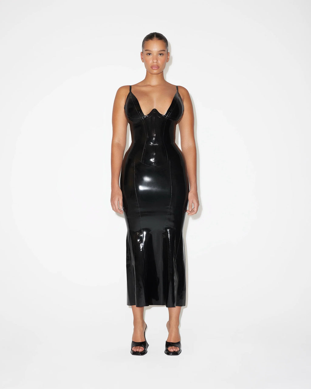 Latex Plunge Tank | Black