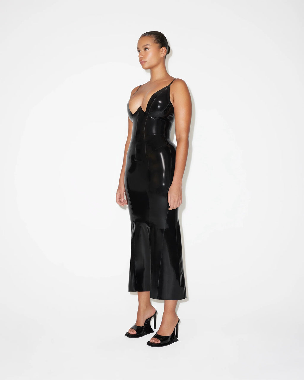 Latex Plunge Tank | Black