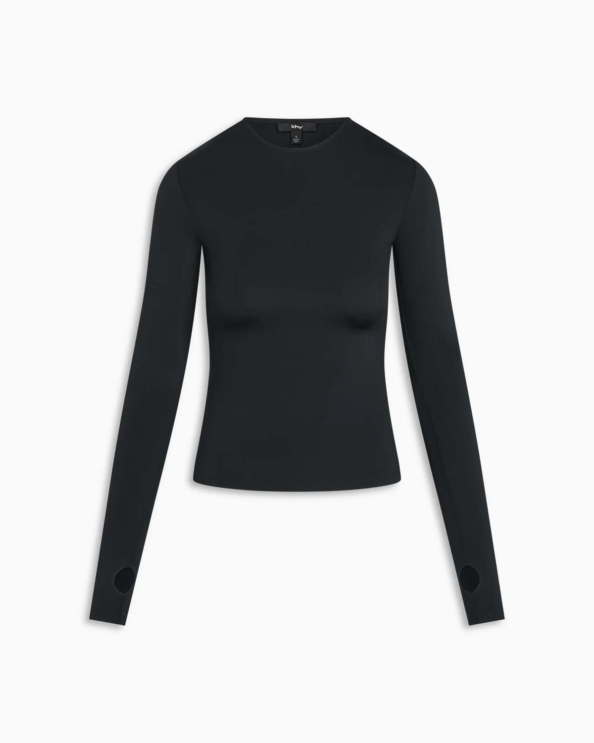 Long Sleeve Thumb Hole Tee | Midnight