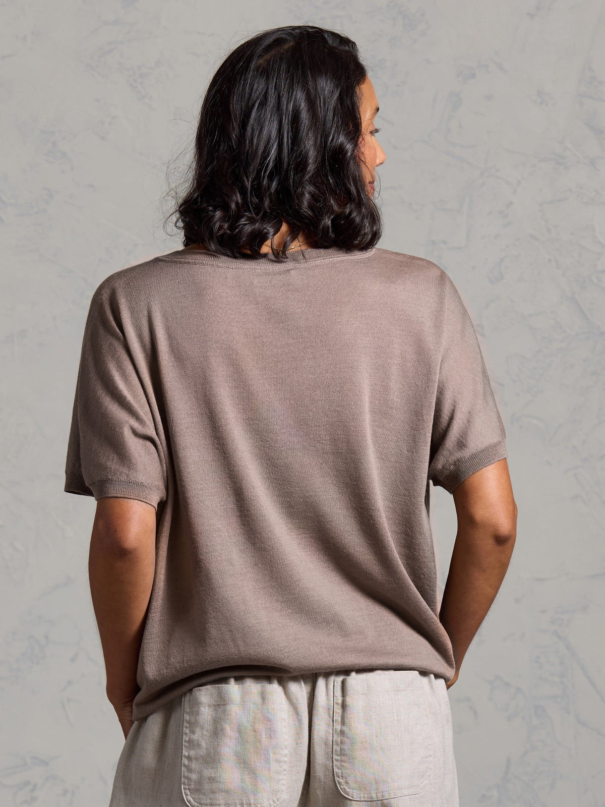 Toscana Merino Wool Knit Top Elm